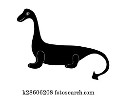 Iguanodon シルエット 恐竜 ジュラ紀 有史以前の動物 クリップアート 切り張り イラスト 絵画 集 K Fotosearch