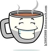 Coffee Cup Smiling Coffee Cup Smiling