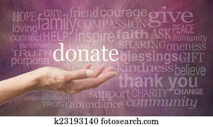 Donate Word Wall Donate Word Wall