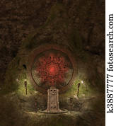 Skull cave crypt Skull cave crypt