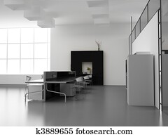 the modern office interior the modern office interior