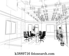 the modern office sketch the modern office sketch