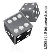 さいころ イラスト イラスト K Fotosearch