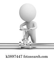 3d small people - latch 3d small people - latch