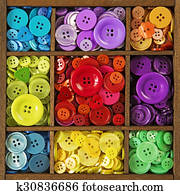 Colorful buttons