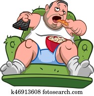 Couch potato man Couch potato man