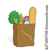Grocery Bag Graphics | Our Top 1000+ Grocery Bag Clip Art Vectors
