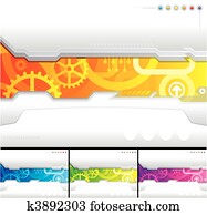 tecnología, plantilla