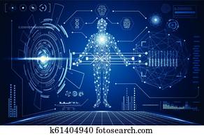 abstract technology futuristic human medical interface abstract technology futuristic human medical interface