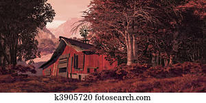 Horse Barn With Windmill Horse Barn With Windmill