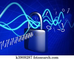 Technology safety and security concept Technology safety and security concept