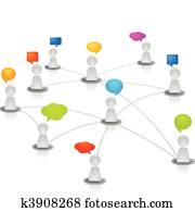 בן אנוש, רשת