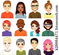 Diverse Avatar Collection Diverse Avatar Collection