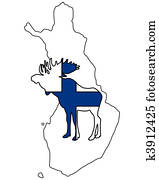 Finnish moose Finnish moose
