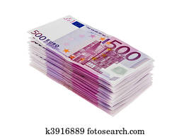 pila, de, 500, notas de euro