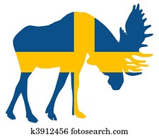 Rutting moose Rutting moose