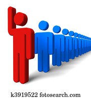 Success/leadership concept