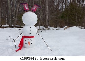 boneco neve, headstand