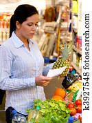 shoppen, an, dass, supermarkt, mit, shoppen