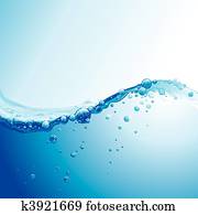 Water Wave With Bubbles Water Wave With Bubbles
