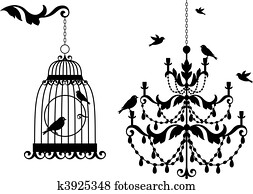 עתיק, כלוב, ו, נברשת