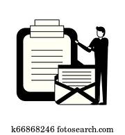 businesspeople work office