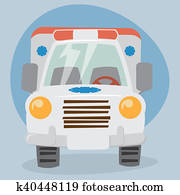 Cartoon Ambulance Truck Cartoon Ambulance Truck