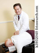 Chiropractor Enjoys His Work Chiropractor Enjoys His Work