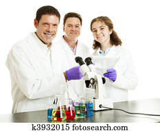 Happy Scientists in Lab