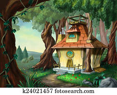 House in the wood House in the wood