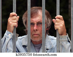 man in jail