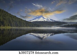 Mount Hood at Trillium Lake