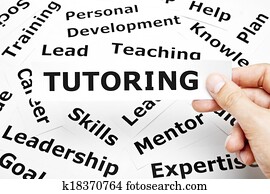 nachhilfe, papier, wörter, begriff