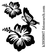 היביסקוס, צללית