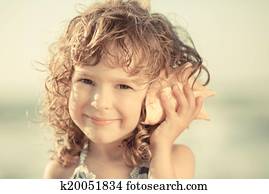 Beautiful girl at the beach