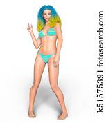 Bikini woman Bikini woman