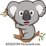 Koala on a tree Koala on a tree