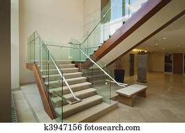 Lobby staircase