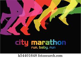 Running people Running people
