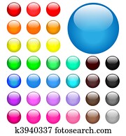 Vector Web Buttons Vector Web Buttons