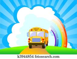 Yellow School Bus background Yellow School Bus background