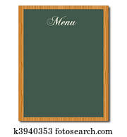 תפריט, לוח לגיר