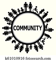 둥근, 구조, 와, 사람, pictograms, 와..., 낱말, 군서