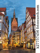 cidade velha, de, hannover, alemanha cidade velha, de, hannover, alemanha