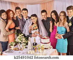 Group people at wedding table. Group people at wedding table.