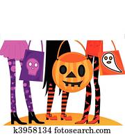 halloween, tour, ou, treaters