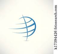 Planet earth icon Planet earth icon