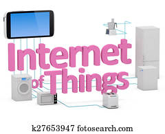 אינטרנט, של, דברים, מושג