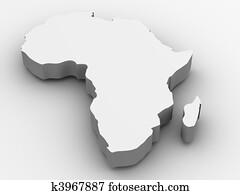 Africa. 3d Africa. 3d