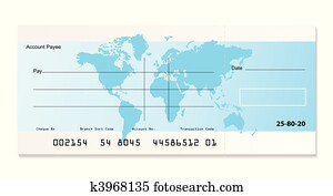 Bank cheque world